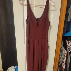 Maroon romper